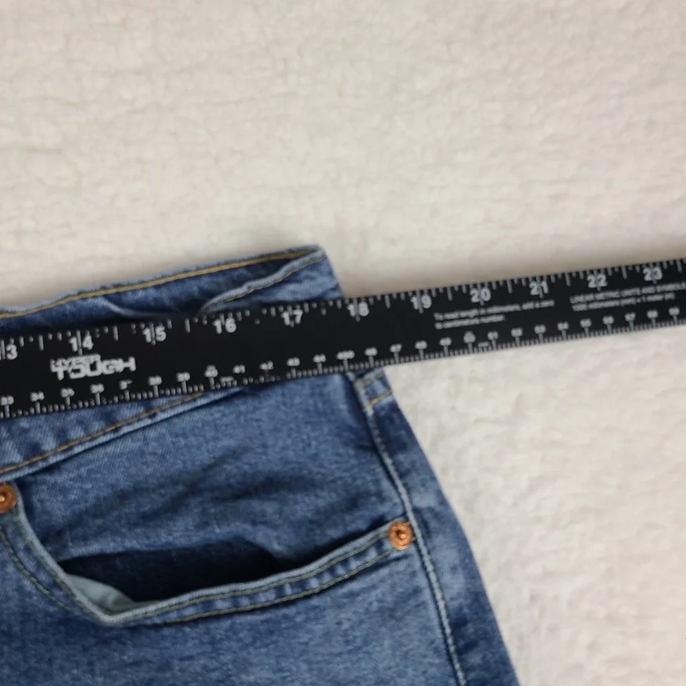 Levi's 505 Jeans Mens 36x32 Blue Regular Fit Straight Leg Medium Wash Denim